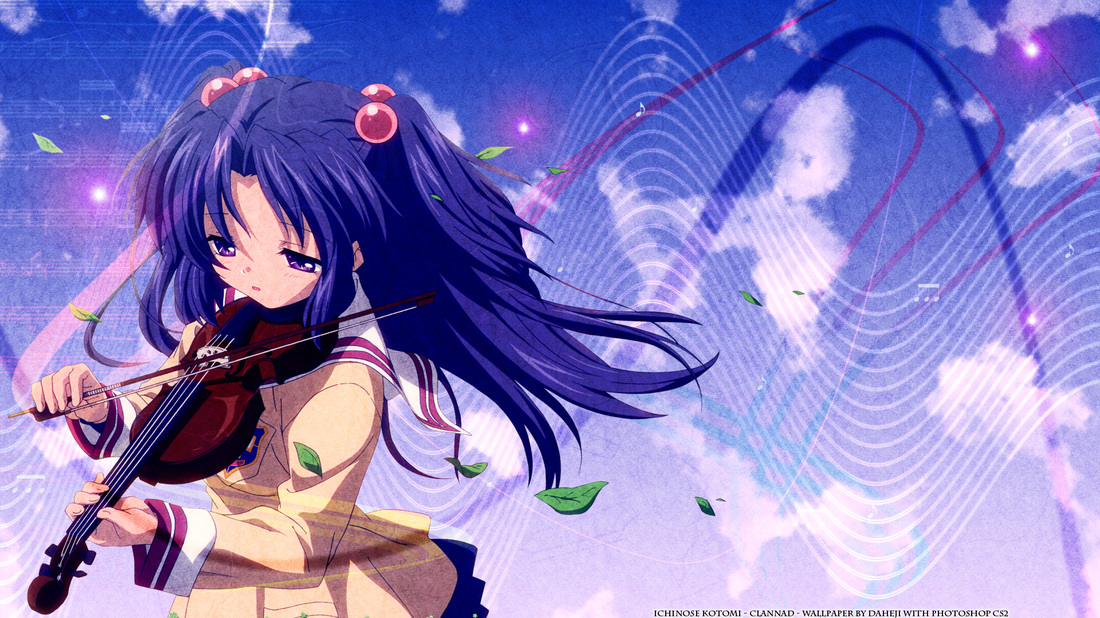 Clannad: Kotomi in the Manga (*-----*)